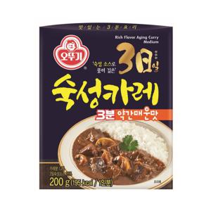 오뚜기 (3분) 3일 숙성카레 약간매운맛 200g 1개