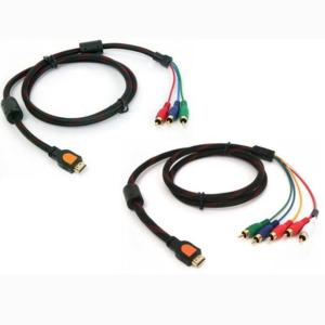 케이블 컴포넌트케이블 HDMI to 3RCA 5RCA 1.2m