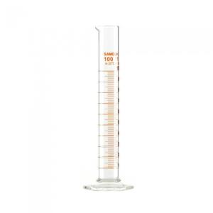 메스실린더 200ml~500ml 유리 눈금 액체 체적계 Measuring cylinder SAMDUK