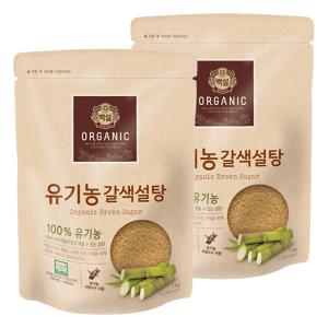 백설 유기농갈색설탕, 1kg, 2개