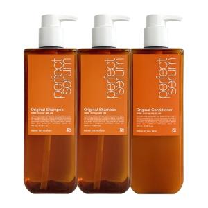 미쟝센 퍼펙트 오리지널 세럼 샴푸 680ml x2+컨디셔너