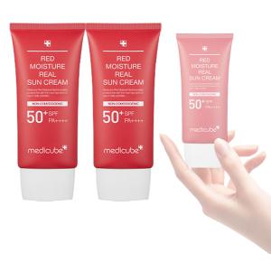 메디큐브 레드 모이스처 리얼 선크림 SPF 50+ (PA++++) 2개