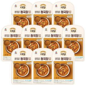 CJ 다담 청국장찌개 양념 130g x 10개