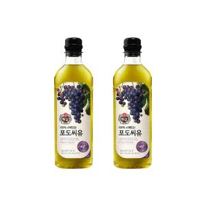 백설 포도씨유 900ml x2개