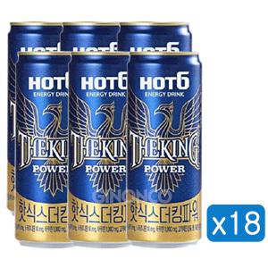 롯데칠성 핫식스 더킹 파워 355ml 18캔 부스터 신상