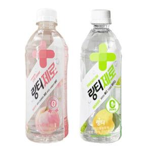 링티제로 500ml 레몬라임 12개 + 복숭아 12개 (24개)