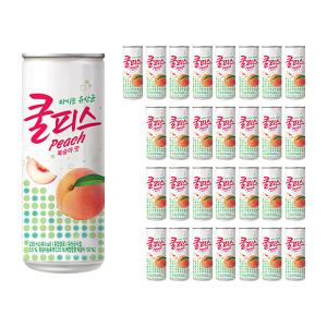 동원 쿨피스캔 복숭아맛 230mL x 30캔