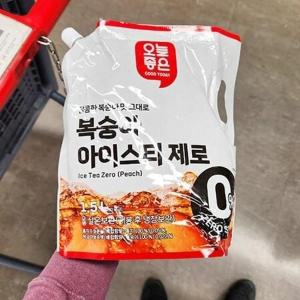 오늘좋은 복숭아 아이스티 1.5L x 2개