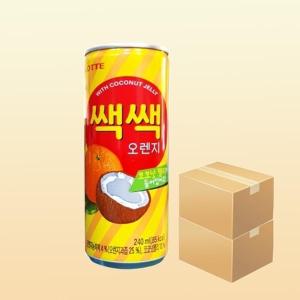 롯데 쌕쌕 오렌지 240ml x 60개 (2박스) 과즙음료