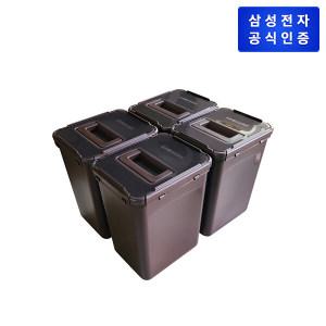 삼성 안심 김치통 10.8 L 4개 (김치플러스 313 L 490 L 중칸, 586 L 하칸) [S-108SO4]