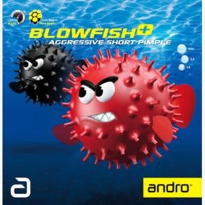 안드로 ANDRO 공격형 숏핌플 탁구러버 블로우 피쉬 플러스 BLOW FISH+돌출러버