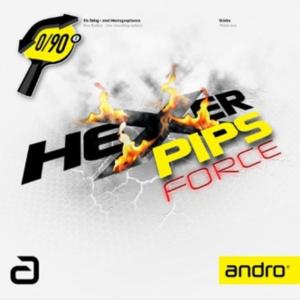 안드로 ANDRO 공격형 숏핌플 탁구러버 핵서 핍스 포스 HEXER PIPS FORCE