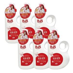 보리보리/비앤비 세제 용기 1500ml X 6개 / 유아세제 세탁세제