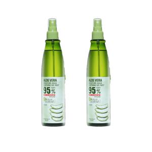 과일나라 알로에베라 모이스처 아쿠아 수딩 젤 미스트 310 ml 2개