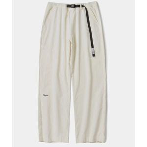 COLUMBIA UNIVERSITY SL-LABEL BELTED ALL-ROUND CORDUROY PANTS 크림 401020