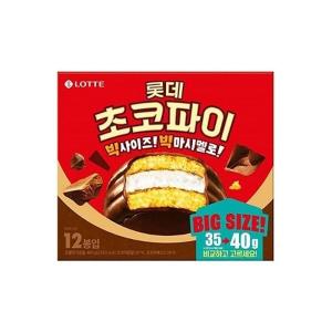 [롯데제과] 롯데 초코파이 오리지널 12입 480G 1개