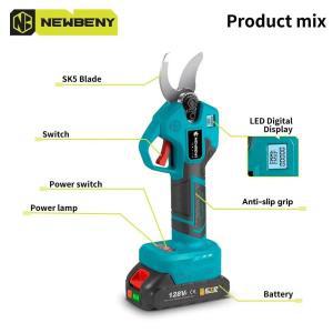 [농기구마켓]NEWBENY 브러시리스 전기 가지 치기 가위, 무선 정원 과일 나무 분재 미용 도구, Makita 18V-2