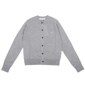 [메종키츠네] 24FW 여성 베이비폭스 패치 울 가디건 MW00507KT1036 H131 (MEDIUM GREY MELANGE)