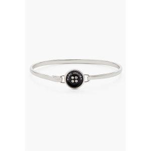 [마크제이콥스]MARC JACOBS Button Enamel Hinge Bracelet_Silver Black_MBEFS25002SVX 121698223