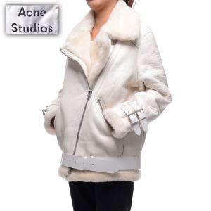 [아크네스튜디오][QR 인증][14년 F/W]ACNE 여성 레더 무스탕 VELOCITE_1AB144_100_14F P14946