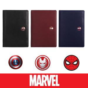 어벤져스 고급 천연소가죽 여권 지갑/케이스 marvel pass port case