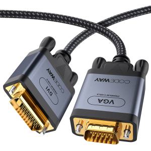 코드웨이 DVI-D to RGB (VGA) 케이블 (1.8m/3m/5m)