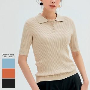 [썸머 VISCOSE] 청량감UP 썸머 비스코스 워셔블 카라 니트