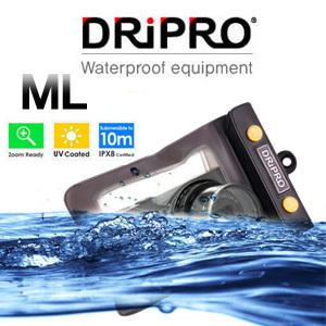 무료배송[DRiPRO 정품] 소니 카메라 방수팩[ML] 사이버샷 DSC-W310/W320/N1/S60/S90/S650/S700/S730/S800/S2000/S2100/P200/드리프로/아쿠아팩/CyberShot