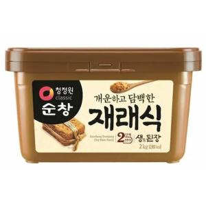 청정원 순창 재래식 생된장 2kg 1개