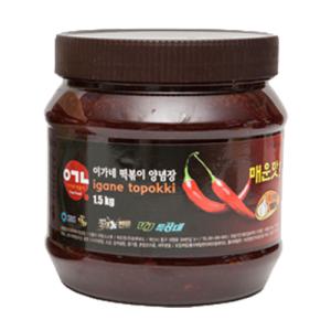 부산 이가네 떡볶이 양념장 블랙라벨 1.5kg 비빔양념 매운맛