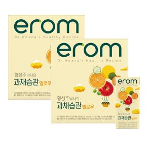 이롬 황성주 과채습관 옐로우 과일야채주스 190ml 32팩