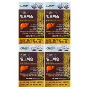 GNM자연의품격 건강한 간 밀크씨슬 500mg x 30정 x 4개 / 써클