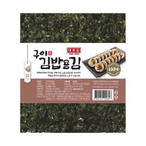 대천김 구이김밥용김 100장