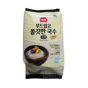 사조해표 부드럽고 쫄깃한 국수 1box(3kg X 4봉_ / 소면/ 사조대림/ 옛날국수/