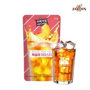 쟈뎅 까페리얼 복숭아 아이스티 230ml x 10개 파우치 음료