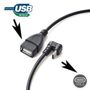 OTG 케이블 180 도 USB 31 C 타입 수USB 30 A 암 상하각 USB C 컨버터 어댑터 휴대폰 태블릿 PC용