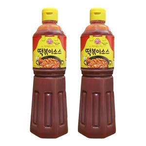 오뚜기 진한 멸치육수로 맛을 낸 떡볶이소스 1240g 2개