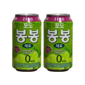 포도 봉봉 제로 340ml CAN 뚱캔 24개 포도봉봉