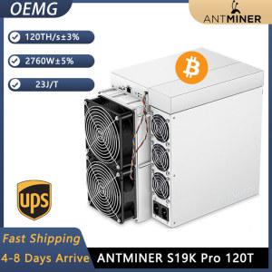 . 특수 비트메인 앤트마이너, S19k Pro 120Th/S, 2760W Asic 암호화 비트코인 BTC 채굴