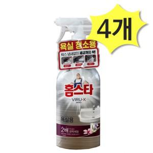 홈스타 바이럭스 세정제 욕실용 750ml x 4개 물때제거 욕실청소