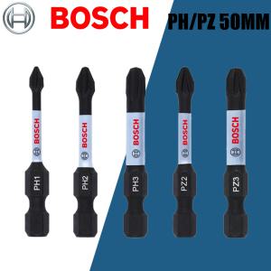 호환 BOSCH PH1/2/3 PZ2/3 50mm 임팩트 타입 비트 고속 강철 내마모성 목공 전동 공구 액세서리