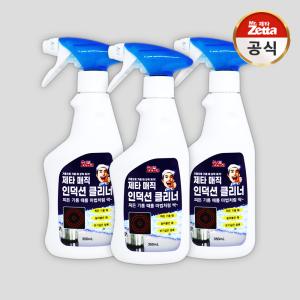 미스터제타 제타 매직 인덕션 클리너 350ml 3개(구연산 함유, 소독/살균 효과)