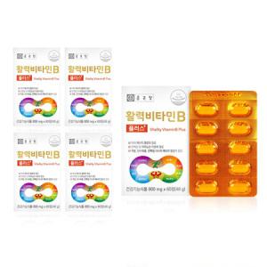 종근당 활력 비타민B 플러스 800mg x 60정 5개 GT