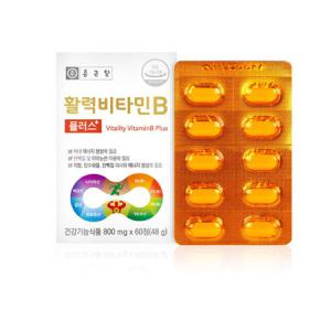 종근당 활력 비타민B 플러스 800mg x 60정 1개 GT