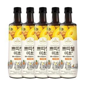 쁘띠첼 미초 파인애플 900ml 5개