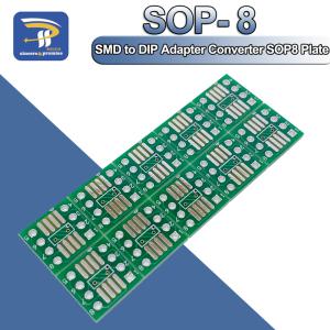 DIP8 SMD-DIP IC 어댑터 소켓 SOP8 TSSOP8 SOIC8 SSOP8 보드-DIP 변환기 플레이트 0.65mm 1.27mm 10 개