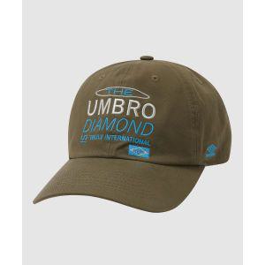 UMBRO 워딩 그래픽 반평챙캡 딥브라운(UP123CCP25)