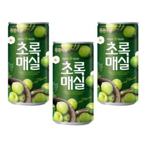 웅진식품 초록매실 180ml 캔 x 30개