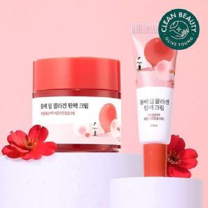 NEW 라운드랩 동백 딥 콜라겐 탄력 크림 50ml 기획 (+10ml)