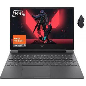 HP Victus 15 게이밍 노트북 15.6인치 FHD 144Hz 디스플레이 | AMD Ryzen 5 7000 시리즈 32GB DDR5 RAM 1TB